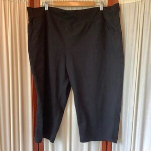 Zella Black Athletic Workout Athleisure Pants Capri Crop Womens 20W